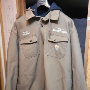 Carhartt Quick Duck Hooded Jacket,Men's Size XXL